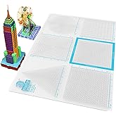 3Dmate Base - Transparent 3D Pen Mat 18 x 12 Inches with Fuse and Join Area - Flexible Two-Sided Heat-Resistant Silicone - 3D