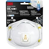 3M N95 Respirator 9511, Cool Flow Valve, 2 Pack, NIOSH-APPROVED, Advanced Filter Media For Easy Breathing, Comfortable For Lo