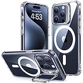 ESR for iPhone 15 Pro Max Case, Compatible with MagSafe, Military-Grade Protective Case, Built-in Stash Stand Phone Case, Scr