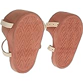Custom Leathercraft CLC 318 Professional Heavy-Duty Molded Rubber Kneepads,Brown