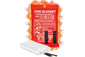 2024 Emergency Fire Blanket, Fire Extinguisher Blanket, Fire Suppression Blanket, Flame Retardant Blanket Fire Safety Blanket