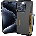 Smartish iPhone 15 Pro Wallet Case - Wallet Slayer Vol. 1 [Slim + Protective] Credit Card Holder - Drop Tested Hidden Card Sl