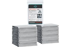 General Medi Emergency Blanket (12-Pack),Emergency Silver Foil Blanket– Perfect for Outdoors, Hiking, Survival, Marathons or 