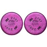 3M - 2097 P100 Particulate Filter For 5000, 6000, 6500, 7000 And FF-4 Pink