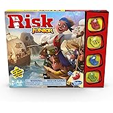 Hasbro Gaming Risk Junior : Strategy Board Game; A Kid's Intro to The Classic Game for Ages 5 and Up; Pirate Themed (Amazon E