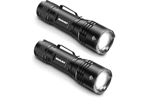 GearLight LED Tactical Flashlights High Lumens - Mini Flashlights for EDC Carry - Compact Powerful Emergency Flashlights Made