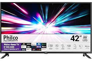 Smart TV 42” Philco PTV42G6FR2CPF Roku TV LED Dolby Áudio