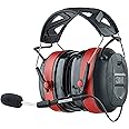 3M Pro-Comms Electronic Hearing Protector, Wireless Earmuffs With Bluetooth Technology & External Noise-Canceling Boom Microp