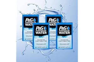 P&G Purifier of Water Portable Water Purifier Packets. Emergency Water Filter Purification Powder Packs for Camping, Hiking, 