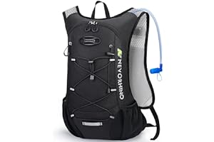 Lightweight Hydration Backpack, Running Backpack with 2L Water Bladder, Hydro Water Daypack for Cycling Hiking Rave for Men W