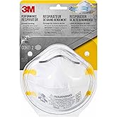 3M N95 Performance Respirator 8210, 2 Pack, Drywall Sanding, NIOSH-APPROVED N95, Advanced Filter Media For Easy Breathing, Cu