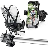 Roam Bike Phone Mount - Motorcycle Phone Mount- 360° Rotation with Universal Handlebar Fit for Bikes, Motorcycles, Scooters, 