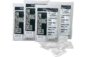 MCR Medical Pack of 200 CPR Training Shields, Individually Wrapped, MCRTS-200