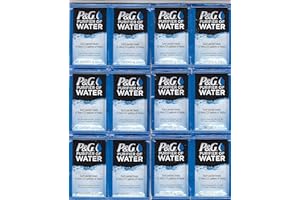 P&G Purifier of Water Portable Water Purifier Packets. Emergency Water Filter Purification Powder Packs for Camping, Hiking, 