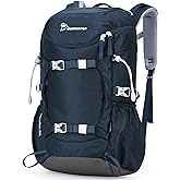 MOUNTAINTOP Small Hiking Backpack 28L Travel Daypack Lightweight for Women for Outdoor Camping, 20.5×12.2×6.3 IN，Navy Blue