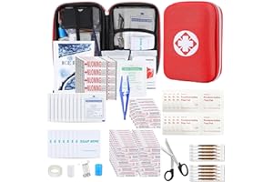 276PCS First Aid Kit Home Car Camping Hiking Emergency Supplies Small Compact Lovely Bag for School Outdoor, Basic Outdoor Es