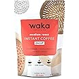 Waka Quality Instant Coffee — Decaffeinated Medium Roast — Arabica Beans & Freeze Dried — 35 Servings Bag for Hot or Iced Pre