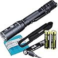 Fenix LD22 v2.0 AA Flashlight, 800 Lumen Rechargeable Penlight for EDC, Compatible with 2X AA Batteries with LumenTac Battery