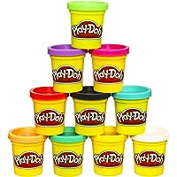 Play-Doh Modeling Compound 10-Pack Case of Colors, Non-Toxic, Assorted, 2 oz. Cans, Ages 2 and up, Multicolor (Amazon Exclusi