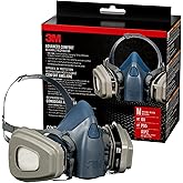 3M P95/OV Advanced Comfort Reusable Respirator 7512, Professional Paint Respirator, Medium Size, NIOSH-APPROVED Organic Vapor