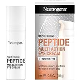 Neutrogena Rapid Firming Peptide Eye Cream: Depuffing, Brightening, Hydrating, Fragrance-Free, 0.5 fl. oz