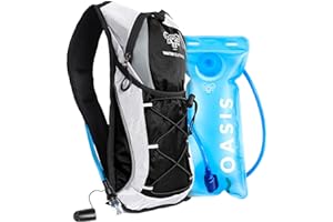 Water Buffalo Hydration Backpack - Lightweight Hydration Pack with 2L Water Bladder - Water Backpack for Hiking, Running, Bik