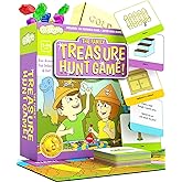 GOTROVO The Family Treasure Hunt Game! Active Search and Find Treasure Hunt Game for Kids | Best Cooperative Board Games for 