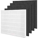 True HEPA AP-1512HH Replacement Filter Set for Coway Airmega AP-1512HH and 200M Series Air Cleaner Purifiers, AP-1512HH-FP, A