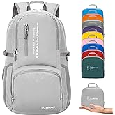 ZOMAKE Lightweight Packable Backpack - 35L Light Foldable Hiking Backpacks Water Resistant Collapsible Daypack for Travel(Sli