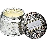 Voluspa Yashioka Gardenia, Petite Candle Jar, 3.2 oz, 25 Hour Burn Time, All Natural Wicks and Coconut Wax for Clean Burning,