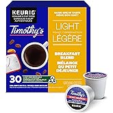 Timothy`s Breakfast Blend Single Serve Keurig K-Cup Pods for Keurig Brewers, 30 Count