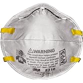 3M N95 Performance Respirator 8210, 20 Pack, Drywall Sanding, NIOSH-APPROVED N95, Advanced Filter Media For Easy Breathing, C