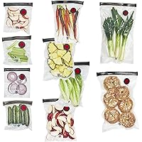 ZWILLING Fresh & Save 10-pc Vacuum Sealer Bag Set - Assorted Sizes, Meal Prep, Reusable Snack Bags, Reusable Sous Vide Bags, 