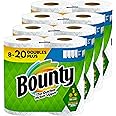 Bounty Select-A-Size Paper Towels, 8 Double Plus Rolls = 20 Regular Rolls, White