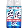 Lysol Disinfectant Spray, Sanitizing and Antibacterial Spray, For Disinfecting and Deodorizing, Crisp Linen, 19 Fl. Oz (Pack 