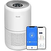 LEVOIT Air Purifiers for Home Bedroom, Smart WiFi, HEPA Sleep Mode for Home Large Room, Quiet Cleaner for Pet Hair, Allergies