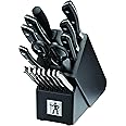 HENCKELS Aviara Premium Knife Block Set - 17 PC Professional Cutlery Knife Set, High Carbon Stainless Steel, Triple Rivet Han