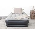 SleepLux Durable Inflatable Air Mattress with Built-in Pump, Pillow and USB Charger