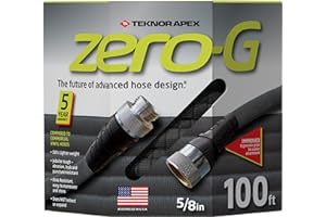 zero-G 4001-100 Garden Hose, 5/8" x 100', Gray