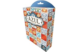 Azul Mini Board Game - Portable Tile-Placement Fun, Strategy Game for Kids and Adults, Ages 8+, 2-4 Players, 30-45 Minute Pla