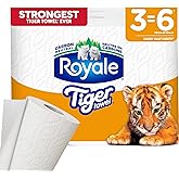 Royale Tiger Strong Paper Towel, 3 Equal 6 Rolls, 98 Sheets per Roll