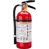 Kidde Pro 210 2A:10-B:C Fire Extinguisher, Rechargeable, Multi-Purpose for Home & Office, 4 lbs., Mounting Bracket Included ,
