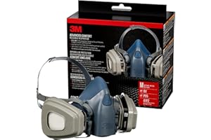 3M P95/OV Advanced Comfort Reusable Respirator 7512, Professional Paint Respirator, Medium Size, NIOSH-APPROVED Organic Vapor