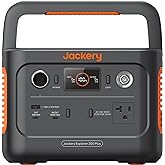 Jackery Explorer 300 Plus Portable Power Station, 288Wh Backup LiFePO4 Battery, 300W AC Outlet, 3.75 KG Solar Generator for R