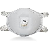 3M Particulate Respirator 8214, N95, with Faceseal and Nuisance Level Organic Vapor Relief