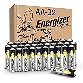 Energizer AA Batteries, Alkaline Power Double A Battery Alkaline, 32 Count