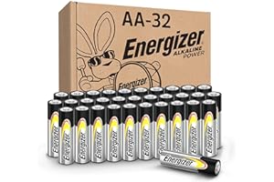 Energizer AA Batteries, Alkaline Power Double A Battery Alkaline, 32 Count