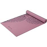 Gaiam Yoga Mat - Premium 5mm Print Thick Non Slip Exercise & Fitness Mat for All Types of Yoga, Pilates & Floor Workouts (68"