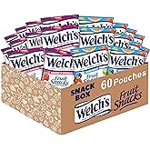 Welch's Fruit Snacks, Mixed Fruit & Berries 'N Cherries Bulk Variety Pack, Perfect for School Lunches, Gluten Free, 0.8 oz In