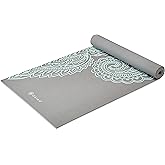 Gaiam Yoga Mat - Premium 5mm Print Thick Non Slip Exercise & Fitness Mat for All Types of Yoga, Pilates & Floor Workouts (68"